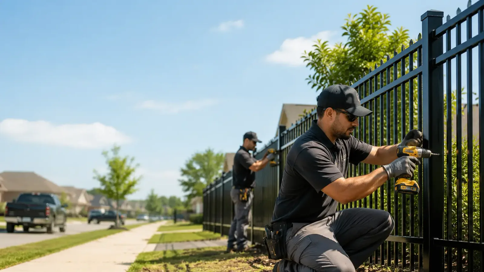 Metal Fence Installation in Omena, MI